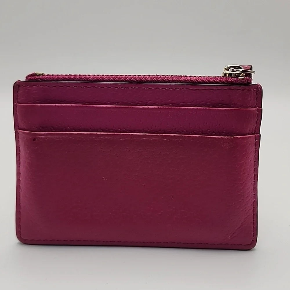Kate Spade Fuchsia Leather Card Holder/Case‎